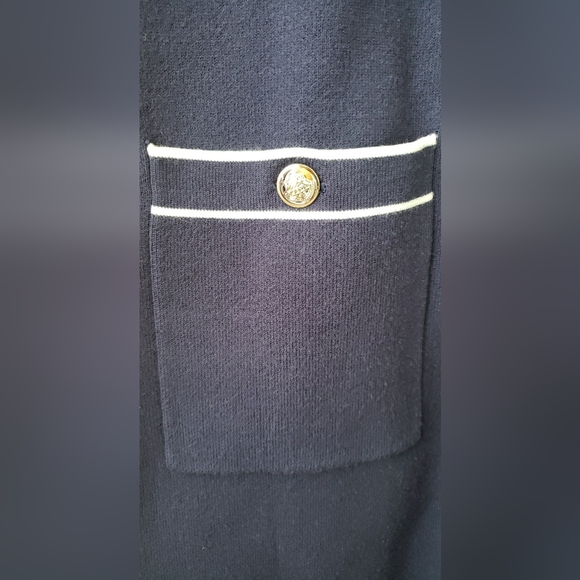 NWT Sailor navy knit dress medium - Picture 6 of 9